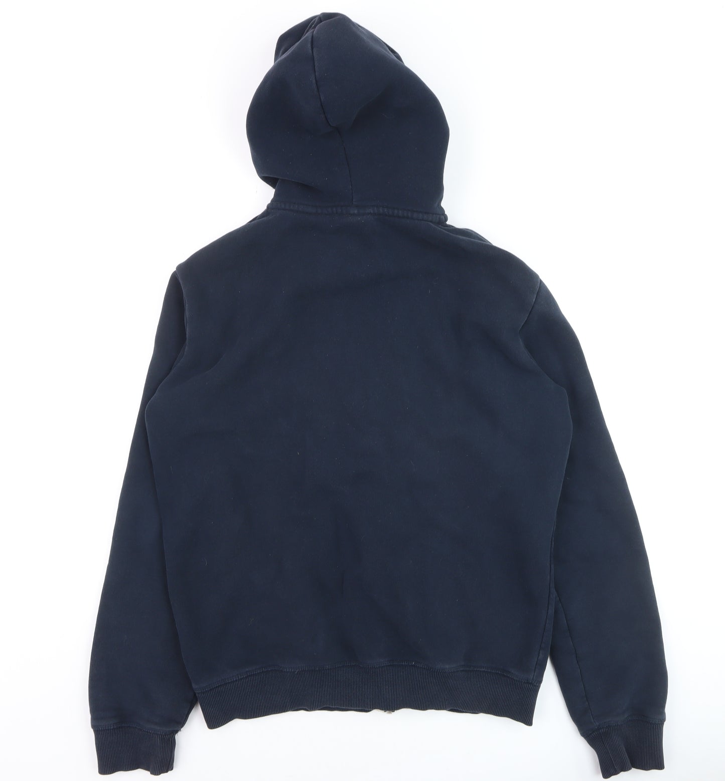Superdry Men's Blue Full Zip Hoodie M Heavyweight Fleece