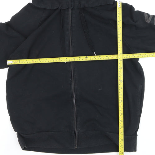 Victoria Sport Unisex Black Full Zip Hoodie S Regular Fit