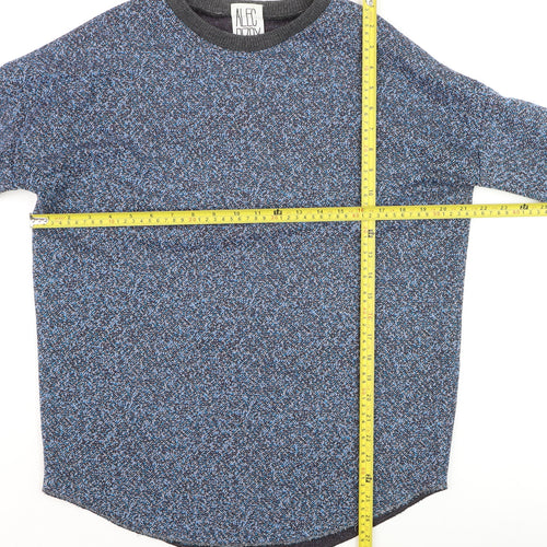 Alec Bizby Women's Blue Crew Neck Knit Pullover Jumper M