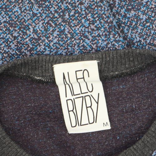 Alec Bizby Women's Blue Crew Neck Knit Pullover Jumper M