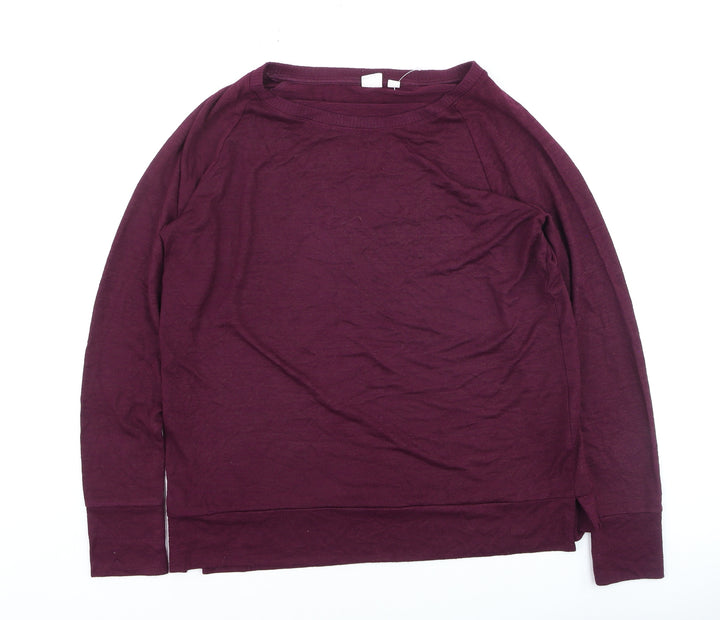 GAP Womens Purple Crew Neck Long Sleeve Pullover Jumper Size S