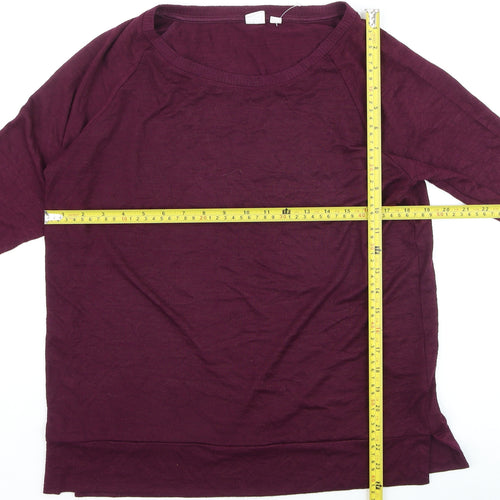 GAP Womens Purple Crew Neck Long Sleeve Pullover Jumper Size S