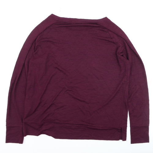 GAP Womens Purple Crew Neck Long Sleeve Pullover Jumper Size S