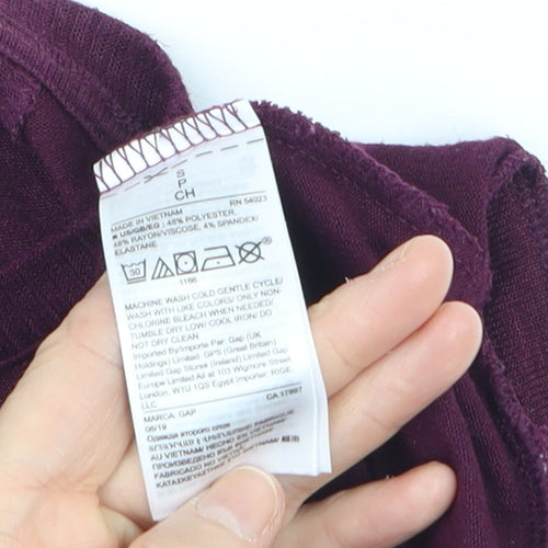 GAP Womens Purple Crew Neck Long Sleeve Pullover Jumper Size S