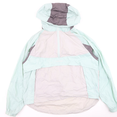 iets frans Men's Blue XS Colourblock Windbreaker Jacket