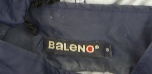 Baleno Men's Blue Hooded Windbreaker Jacket Size S Lightweight
