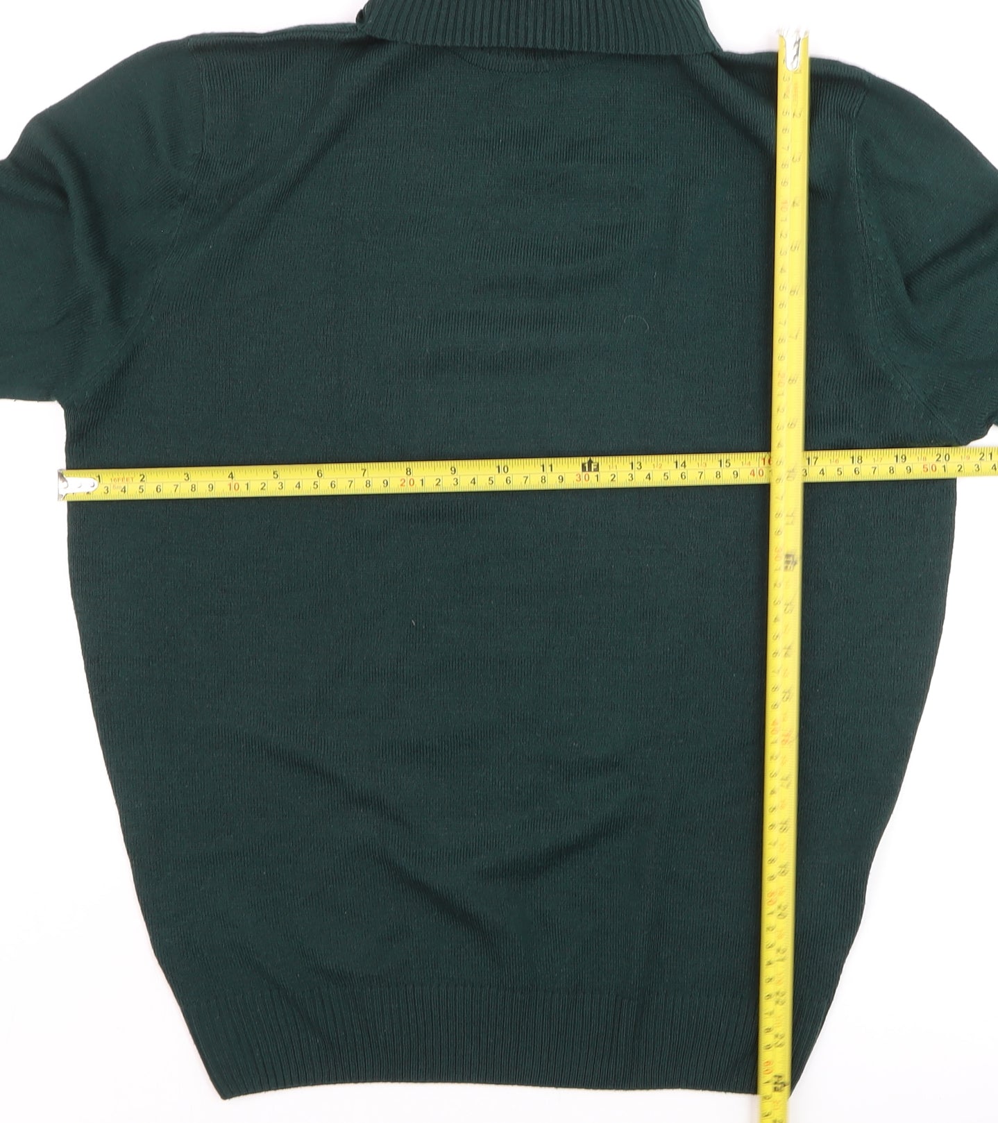 MIM Womens Green Roll Neck Acrylic Knit Jumper Size M