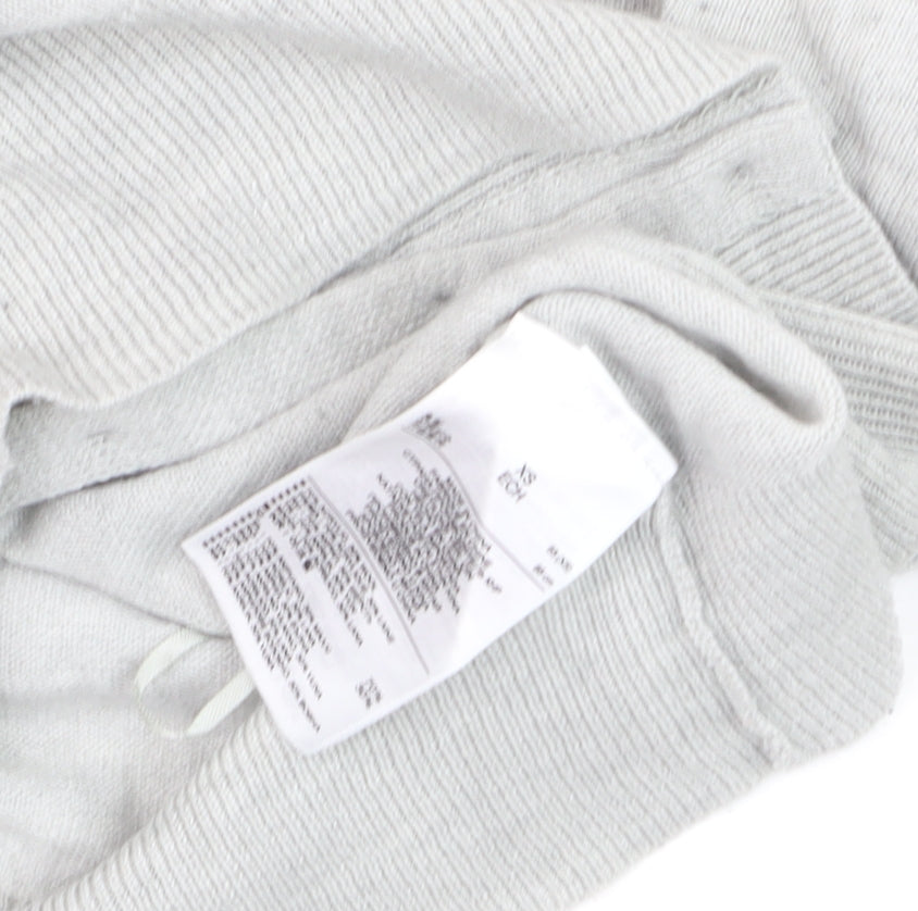 Gap Womens Grey Cotton Silk Blend Button Cardigan XS