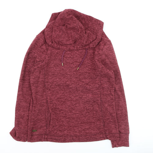 Regatta Women Burgundy Pullover Hoodie Size 12 Polyester Outdoor Top