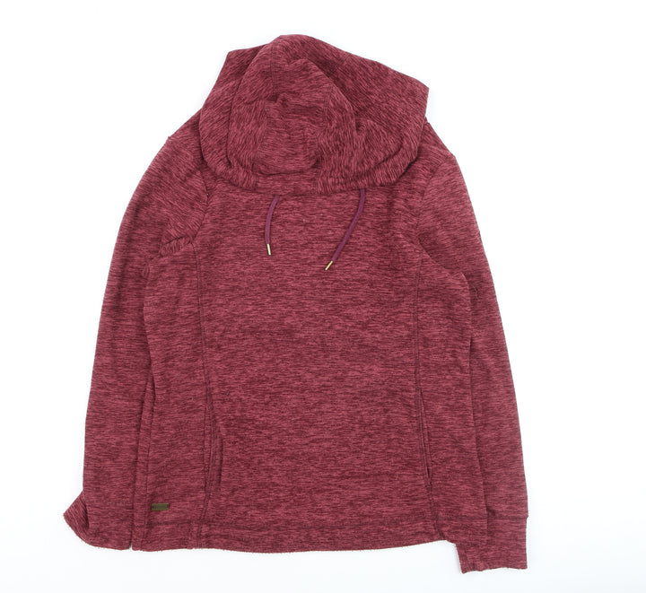 Regatta Women Burgundy Pullover Hoodie Size 12 Polyester Outdoor Top
