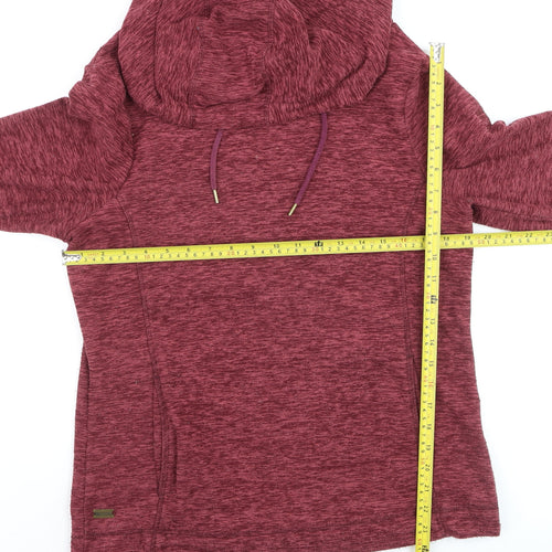 Regatta Women Burgundy Pullover Hoodie Size 12 Polyester Outdoor Top