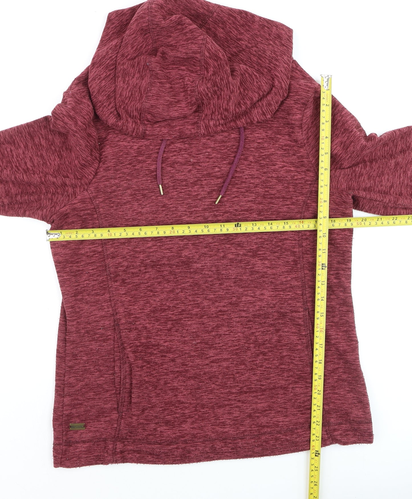 Regatta Women Burgundy Pullover Hoodie Size 12 Polyester Outdoor Top