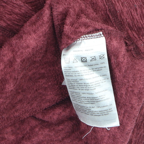 Regatta Women Burgundy Pullover Hoodie Size 12 Polyester Outdoor Top