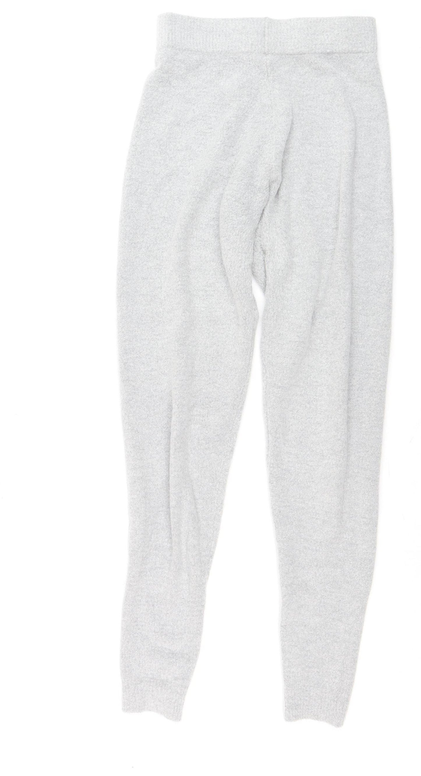PrettyLittleThing Women's Grey Knit Jogger Trousers Size S