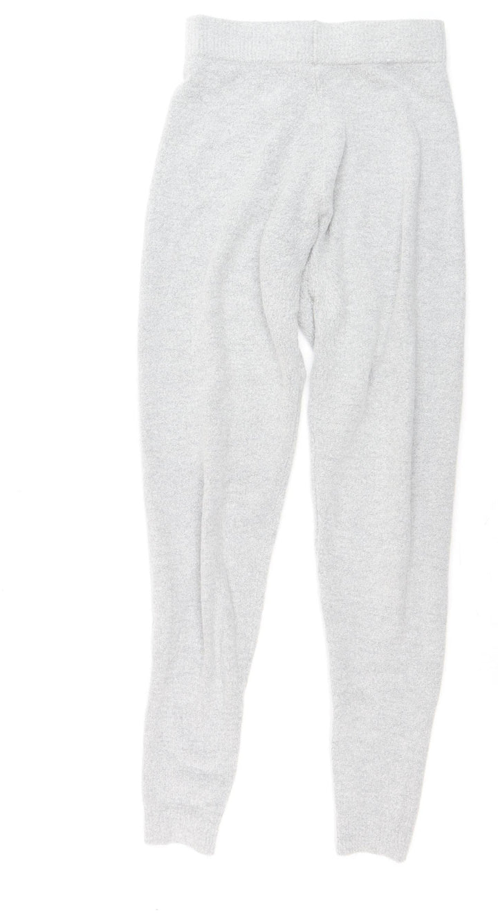 PrettyLittleThing Women's Grey Knit Jogger Trousers Size S