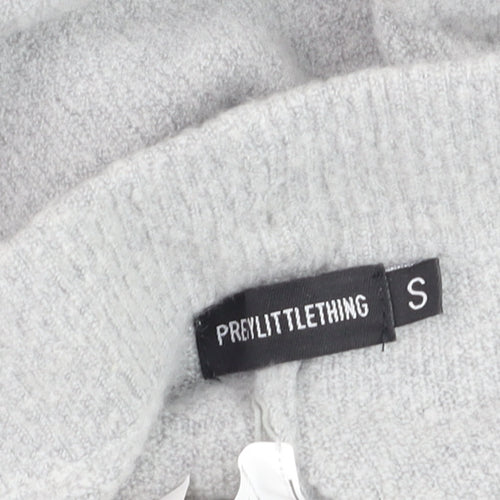 PrettyLittleThing Women's Grey Knit Jogger Trousers Size S
