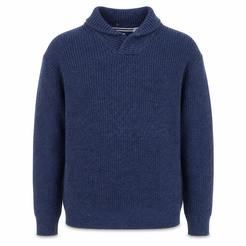 Artherford Vintage Mens Blue XL Chunky Knit Cotton Pullover Jumper