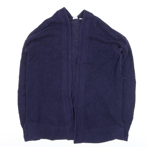 Gap Women’s Blue Cotton Long Sleeve Open Knit Cardigan XS
