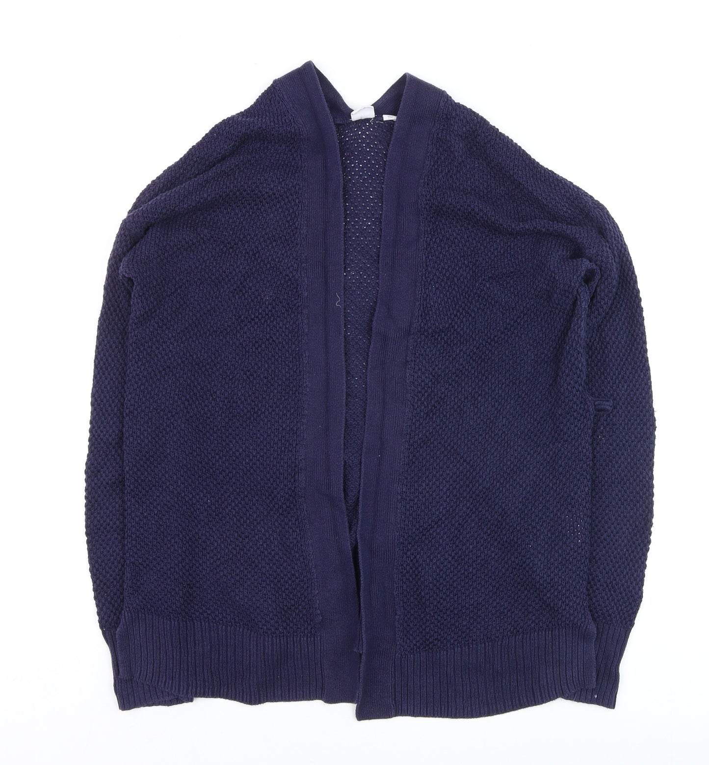 Gap Women’s Blue Cotton Long Sleeve Open Knit Cardigan XS