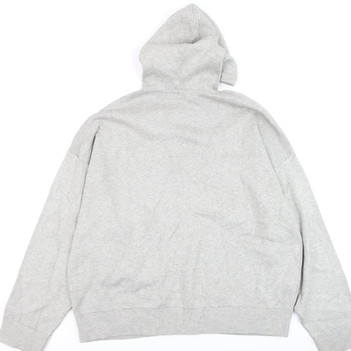 Marks and Spencer Men’s Grey XL Full Zip Cotton Hooded Jumper