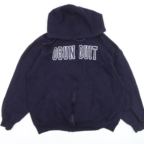 Ritchie's Sportswear Men's Blue XL Full Zip Hoodie College Style