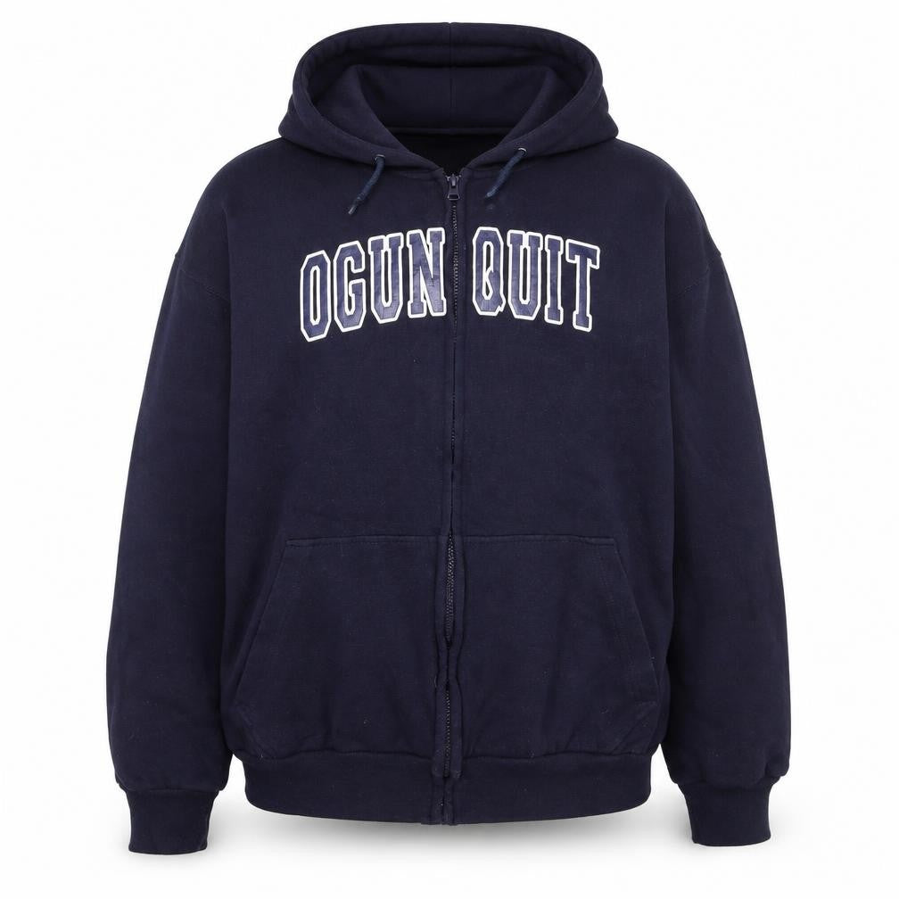 Ritchie's Sportswear Men's Blue XL Full Zip Hoodie College Style