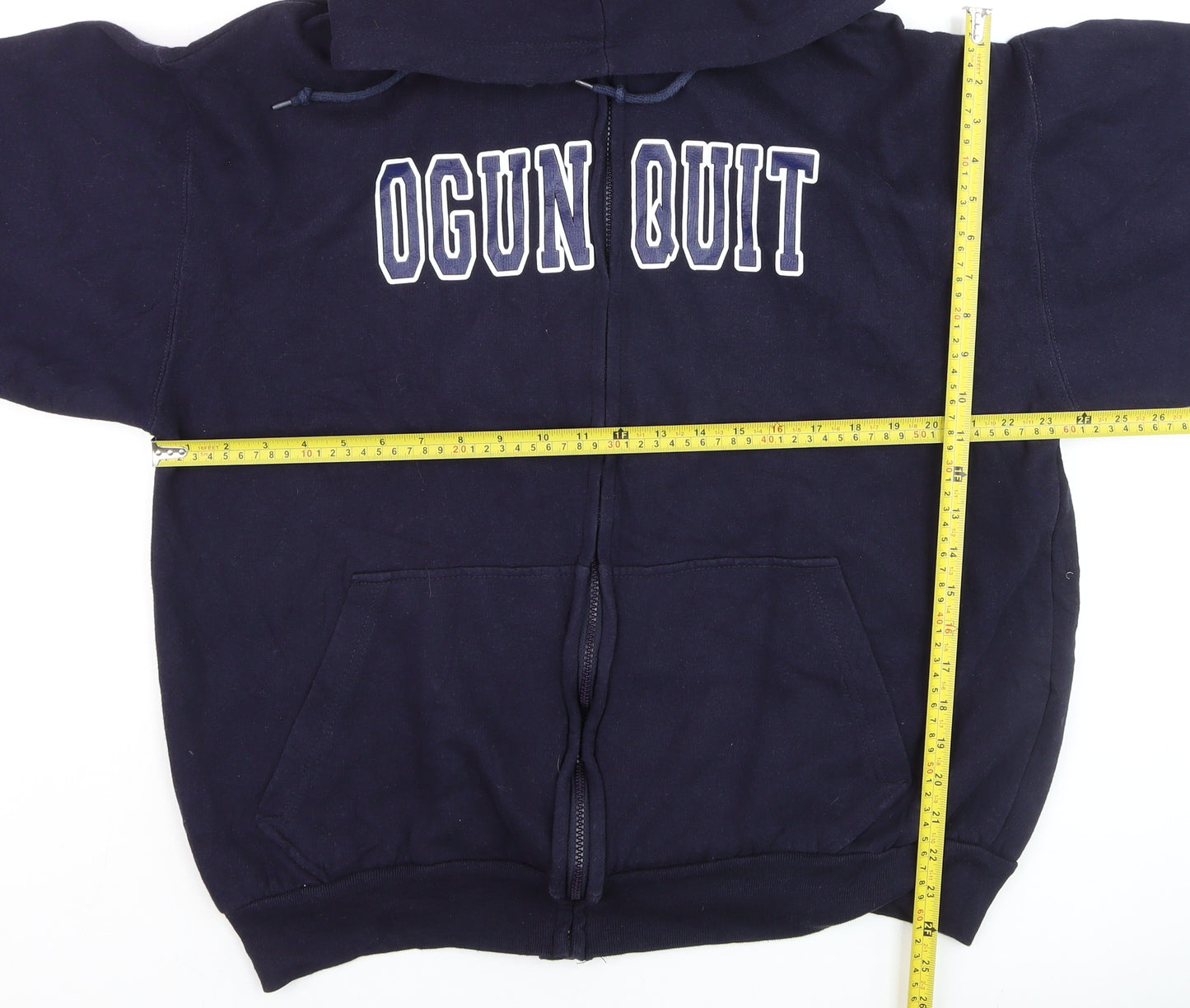 Ritchie's Sportswear Men's Blue XL Full Zip Hoodie College Style