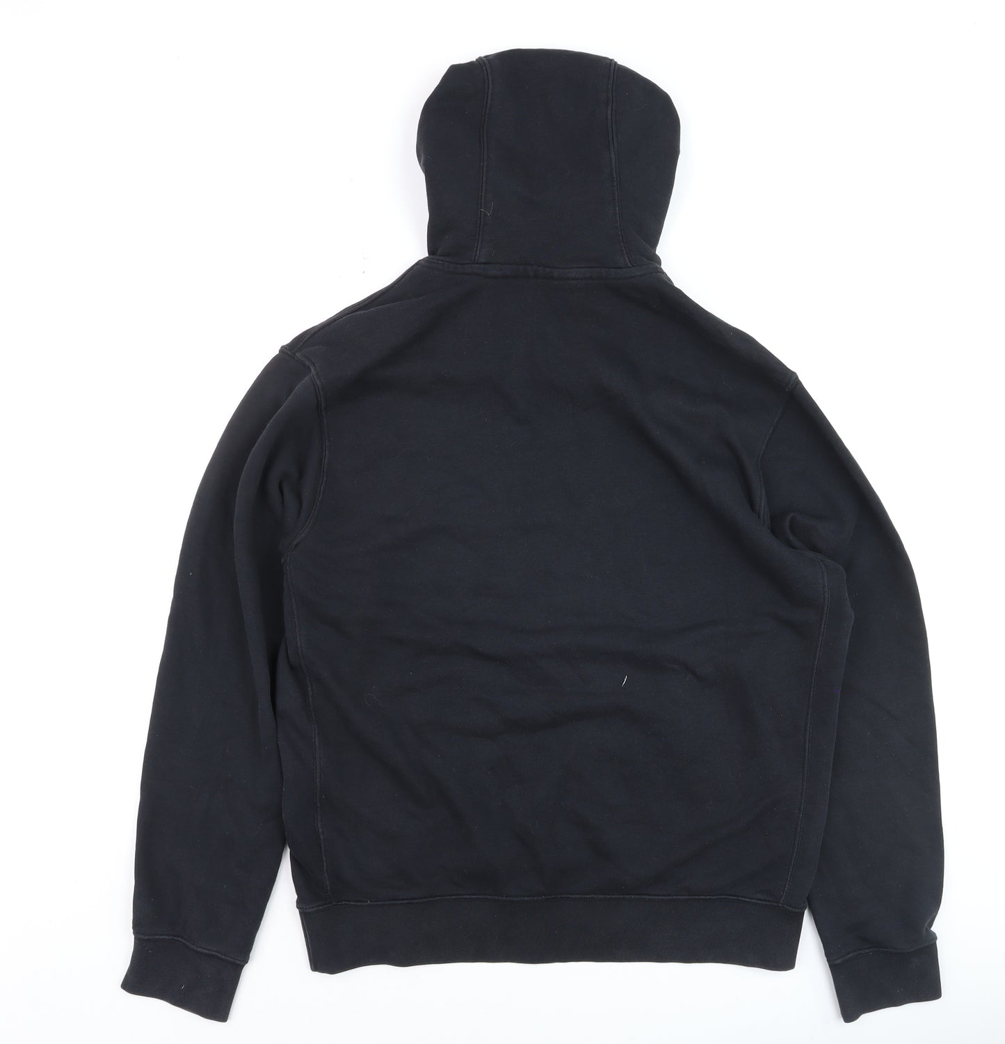 Nike Men's Black Pullover Hoodie Medium Logo Fleece Sweatshirt