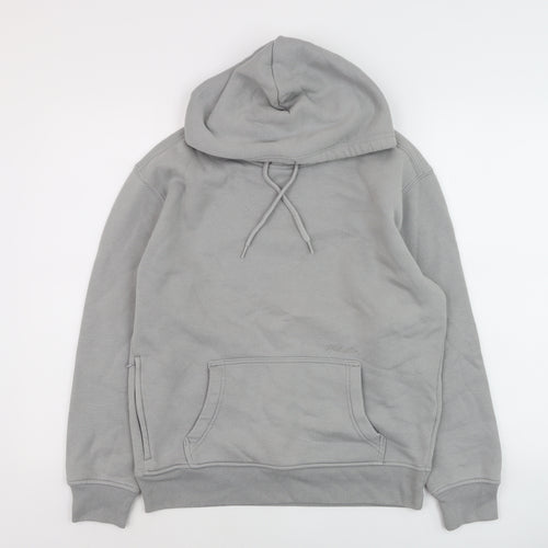 Hollister Mens Grey Relaxed Fit Pullover Hoodie XS