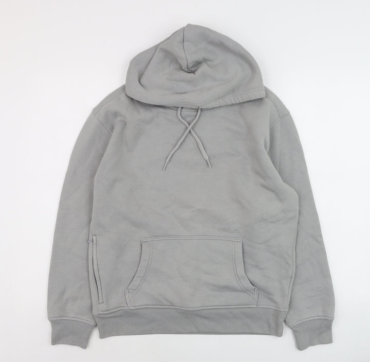 Hollister Mens Grey Relaxed Fit Pullover Hoodie XS