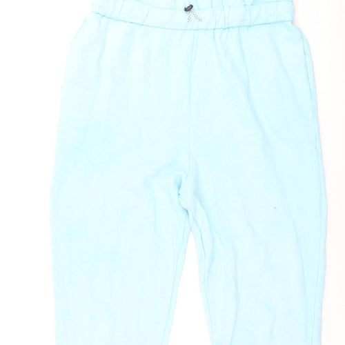 Topshop Women's Blue Sleeveless Jersey Jumpsuit Size 12