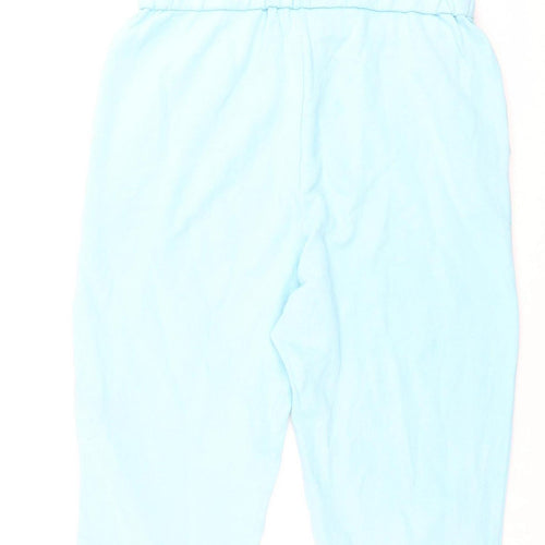 Topshop Women's Blue Sleeveless Jersey Jumpsuit Size 12