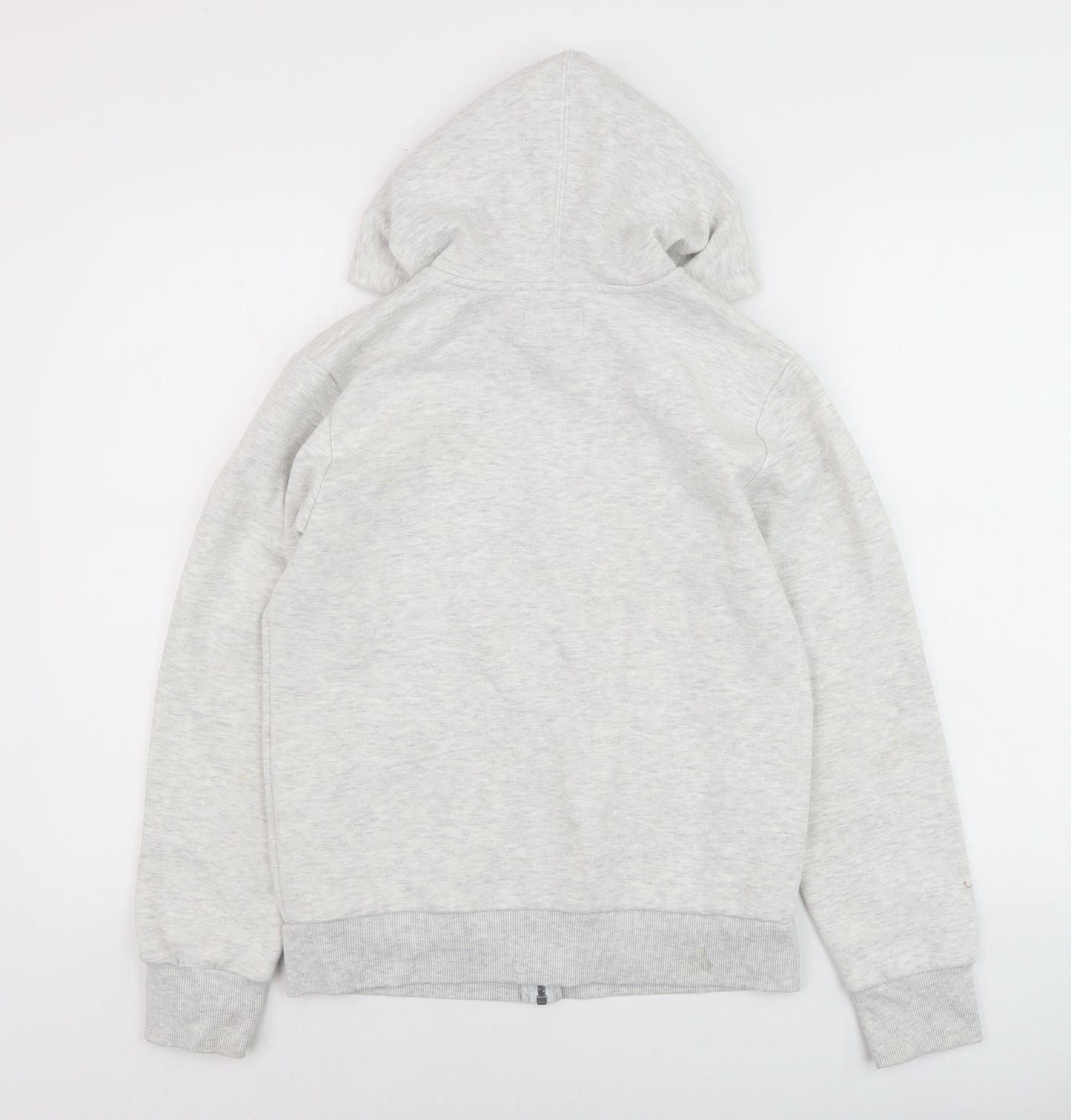Converse Teens Grey Full Zip Hoodie Sweatshirt Size L 12-13 Yrs