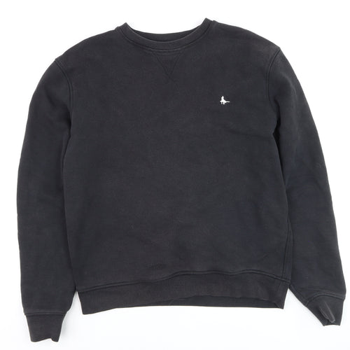 Jack Wills Men's Black M Pullover Crew Neck Sweatshirt