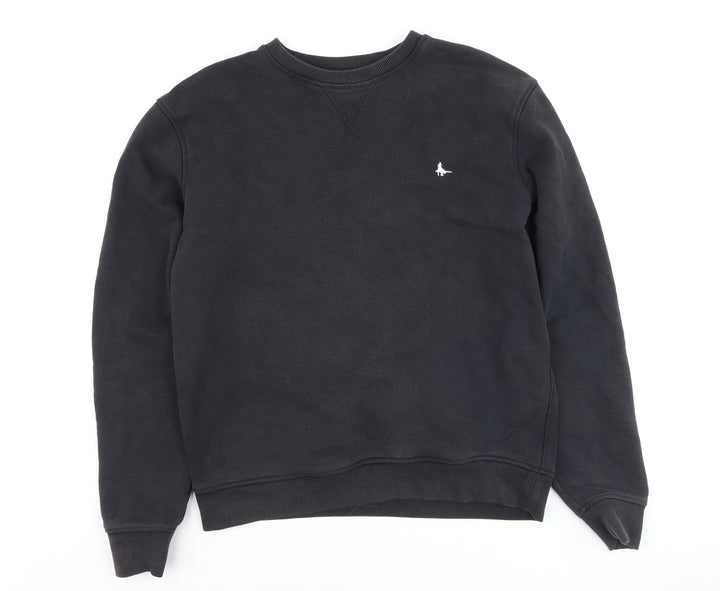 Jack Wills Men's Black M Pullover Crew Neck Sweatshirt