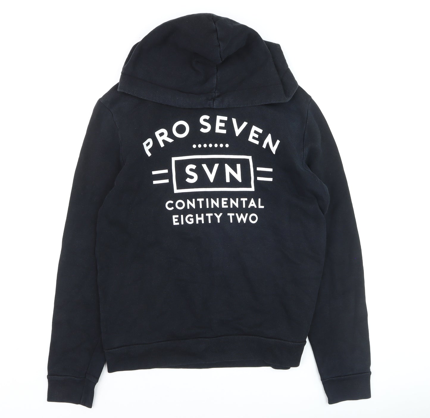 Topman Men’s Black XS Classic Pullover Hoodie with Logo