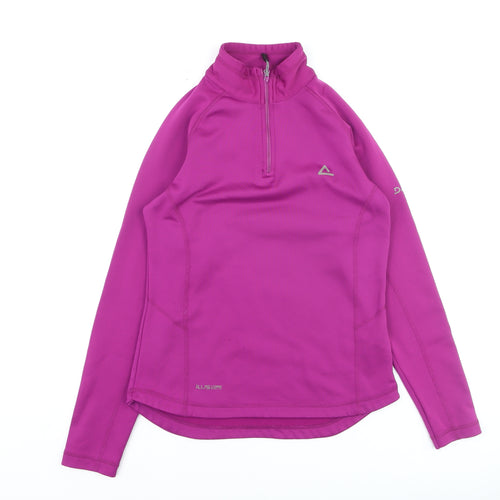 Dare 2b Womens Pink 1/2 Zip Pullover Sweatshirt Size 8