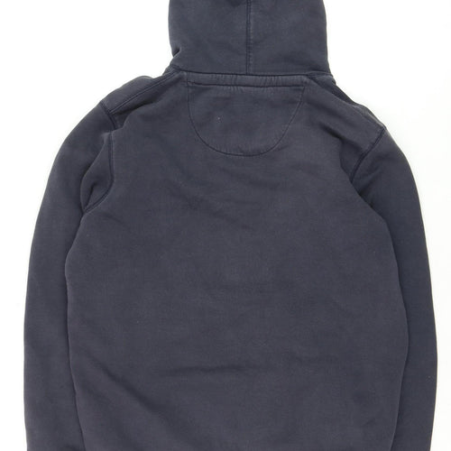 Jack Wills Mens Blue Pullover Hoodie M Regular Fit Logo Sweatshirt