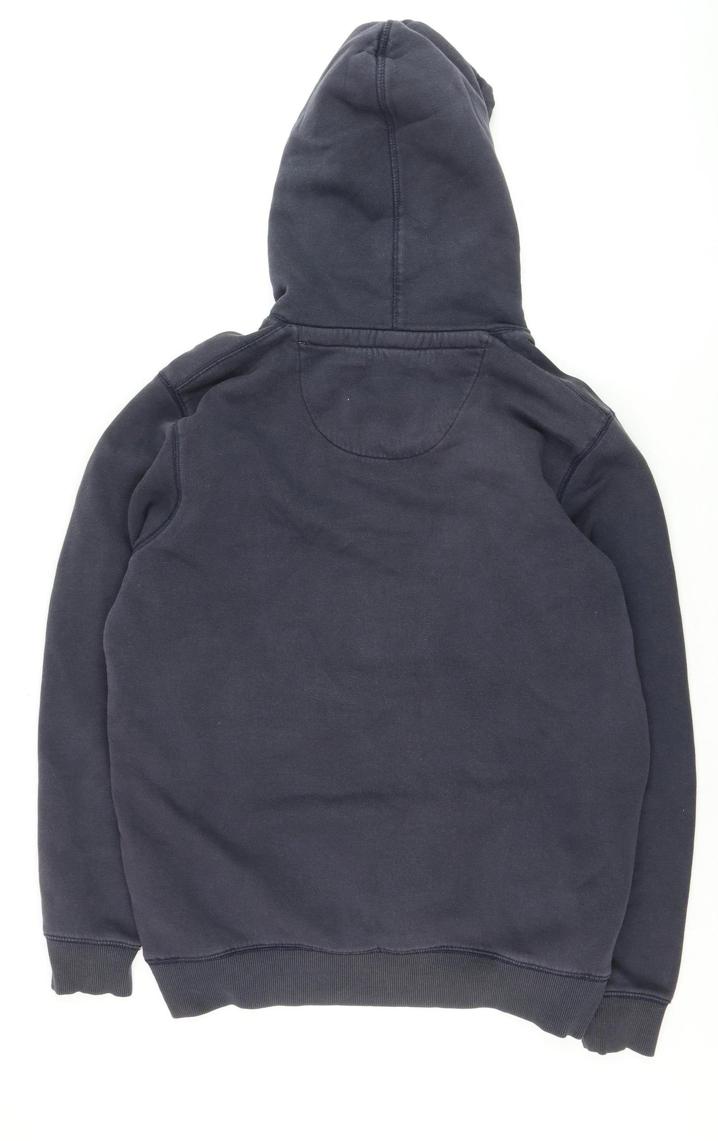 Jack Wills Mens Blue Pullover Hoodie M Regular Fit Logo Sweatshirt
