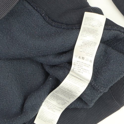 Jack Wills Mens Blue Pullover Hoodie M Regular Fit Logo Sweatshirt