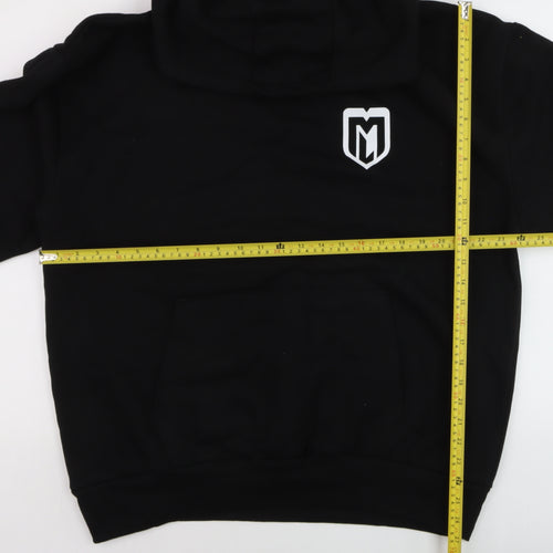 Aviator Nation Mens Black L Pullover Hoodie with Logo