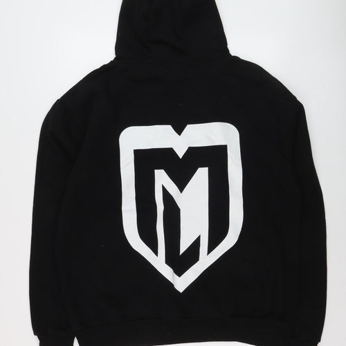 Aviator Nation Mens Black L Pullover Hoodie with Logo