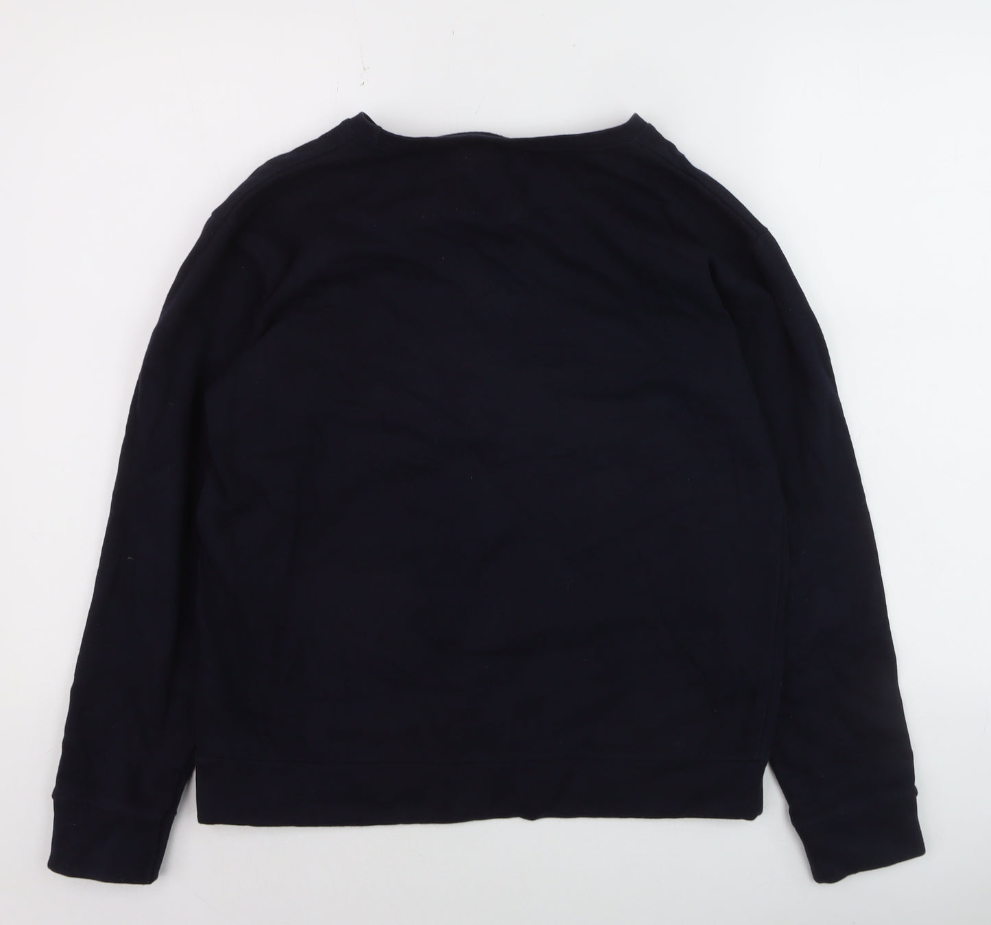 Gazzoil Boys Black Pullover Sweatshirt Small Ski Graphic Cotton Top