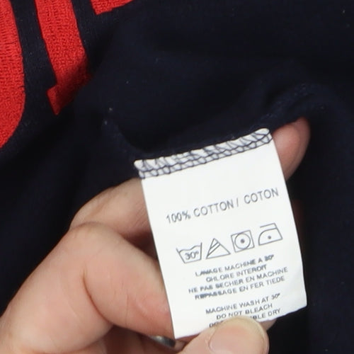 Gazzoil Boys Black Pullover Sweatshirt Small Ski Graphic Cotton Top