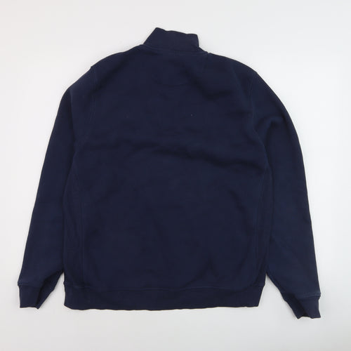 Penguin Men's Blue 1/4 Zip Pullover Sweatshirt Size L