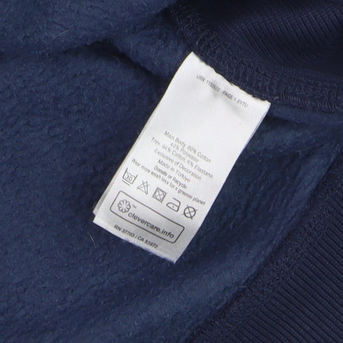 Penguin Men's Blue 1/4 Zip Pullover Sweatshirt Size L