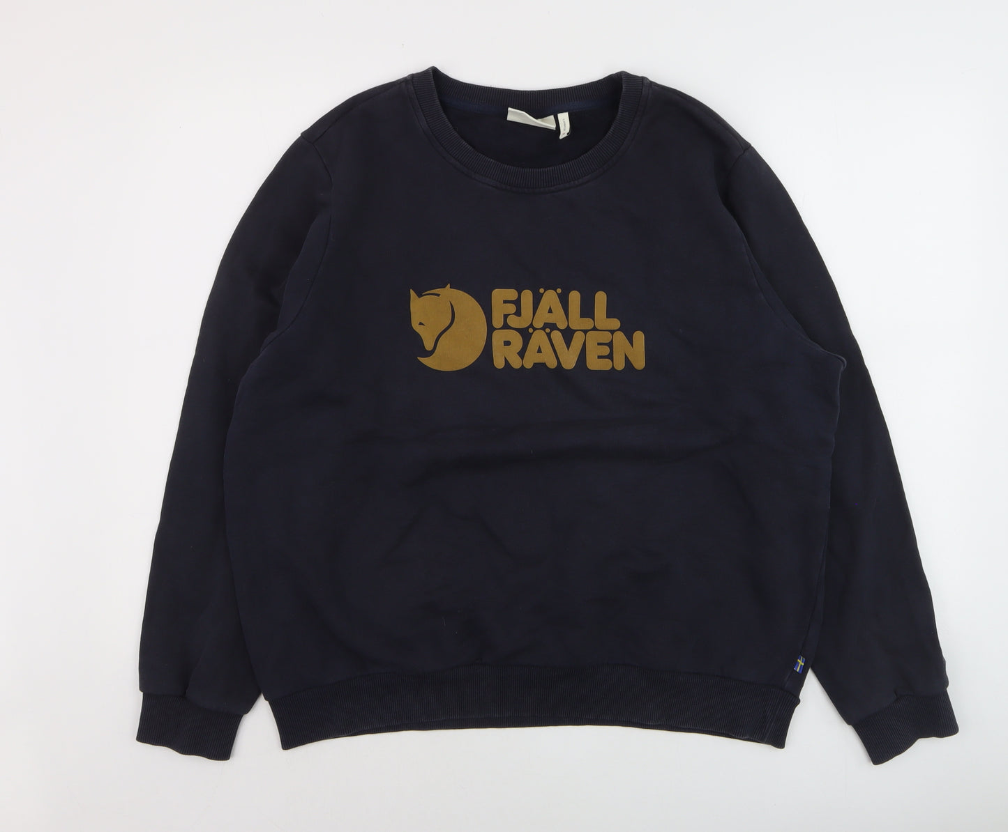 Fjällräven Women's Navy Blue Crew Neck Pullover Sweatshirt XL
