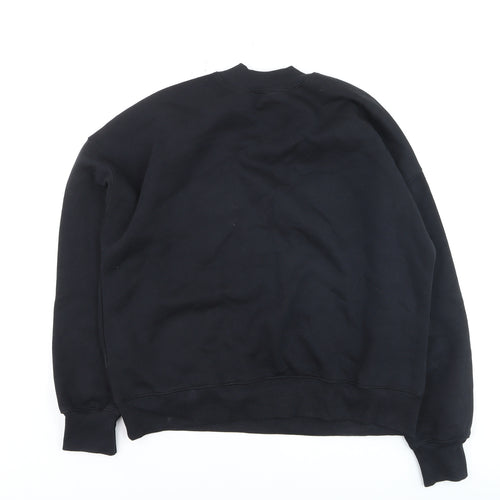 Mint Velvet Boys Black Paris Pullover Fleece Sweatshirt Size S
