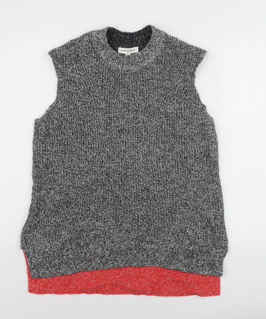 Marks and Spencer Autograph Womens Grey Sleeveless Knit Vest M
