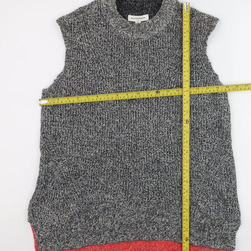 Marks and Spencer Autograph Womens Grey Sleeveless Knit Vest M